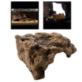 thumbnail image 4 of Cueva de piel de artificial, accesorios de decoración, agujero para tortuga Grande Cola Cueva de piel de reptil, 4 of 8