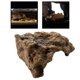 thumbnail image 4 of Simulación Reptile Escondite Cueva Decoración Roca Paisaje Ocultación Suministros Paisajismo Casa para Tortuga Peces Acuario Hábitat - GRANDE DYNWAVEMX Cueva de piel de reptil, 4 of 8