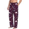 thumbnail image 3 of Kdxio Space Dinosaur Print Men's Sleep Pajama Pant Lounge Pants with Pockets, 3 of 8