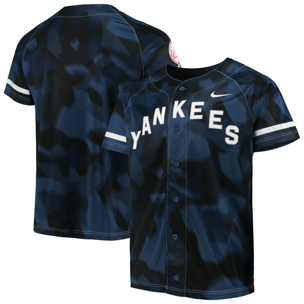 New York Yankees Nike Camo Jersey Navy