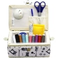 thumbnail image 3 of Small Sewing Basket with Supplies Sewing Kit Storage Box for Girls/Kids/Beginners ( Sewing Accessories Pattern), 3 of 7