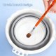 thumbnail image 5 of Silicone Foldable Art Water Bucket Multifunctional Brush Washer Portable Collapsibles Washing Cup for Acrylic Watercolor Oil Painting Artists Studios, 5 of 6