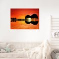thumbnail image 2 of Cuadros Decorativos Guitarra paisaje pared arte pintura al óleo por número Kit póster hogar lienzo arte pintura JShteea Nuevos Originales, 2 of 9
