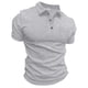 thumbnail image 1 of Gibobby Playera Tipo Polo Hombre Polo de piqué de Manga Corta Camisa de Polo para Hombre(Gris,CH), 1 of 5