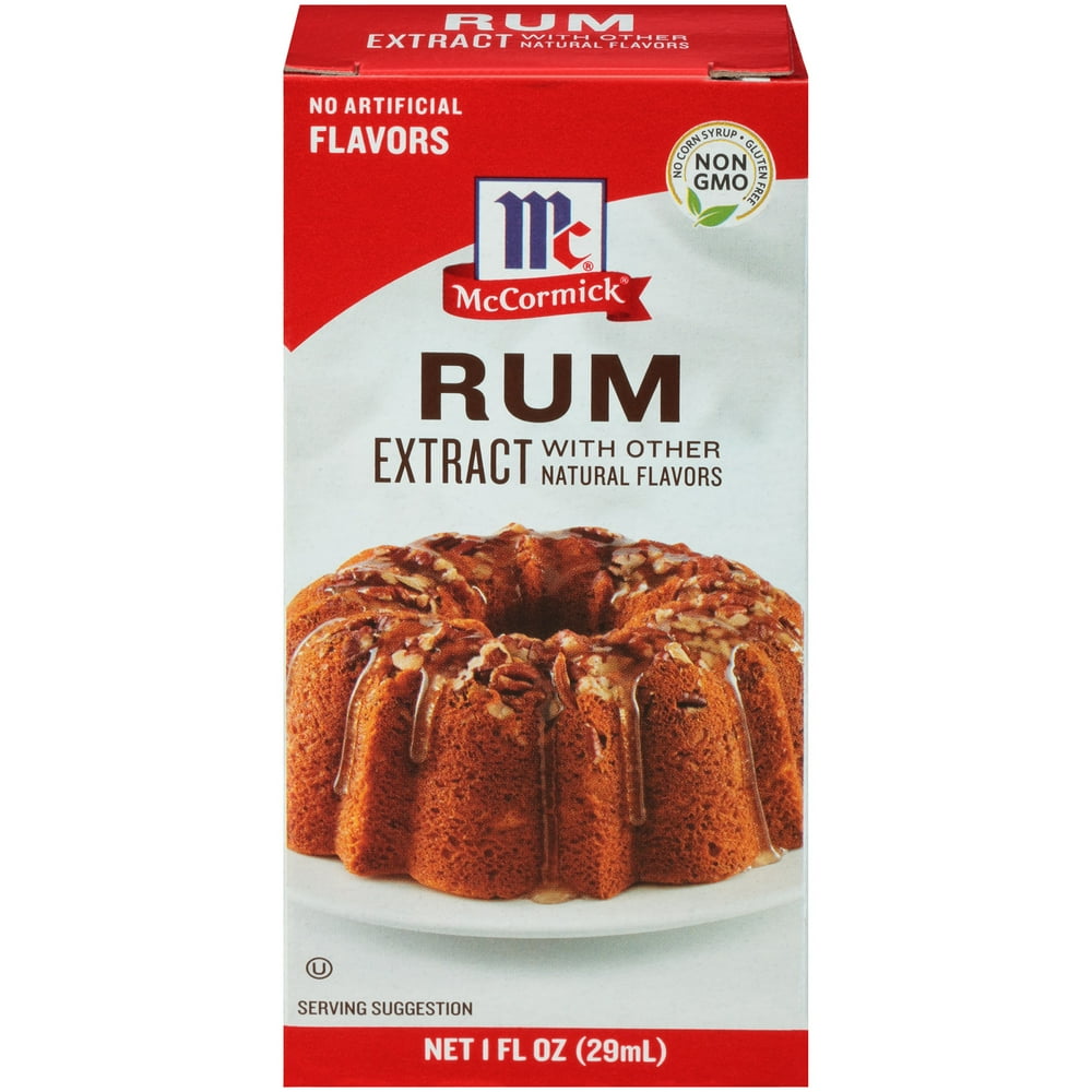 McCormick Rum Extract With Other Natural Flavors, 1 fl oz