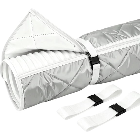 Portable AC Hose Insulation Sleeve, Air Conditioner Exhaust Hose Cover Wrap for 5 and 5.9 in, Gray