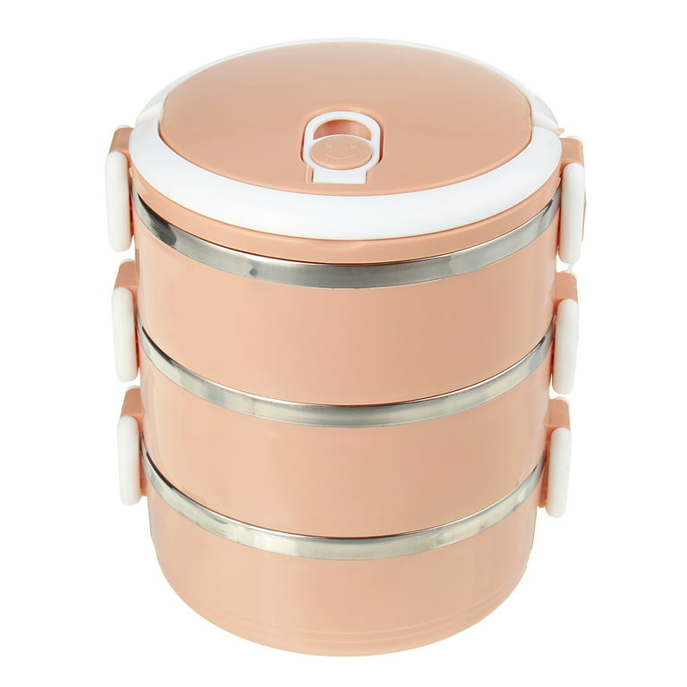 FEIJIAN Thermal Lunch Box Portable Stainless Steel Thermos Multi-layer 2L Food  Container Large Capacity Insulated