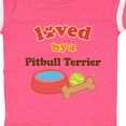 thumbnail image 4 of Inktastic Pitbull Terrier Loved by a (Dog Breed) Boys or Girls Baby Bodysuit, 4 of 5