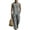 Gray, variant on Men's Summer Linen Blend Irregular Hem Sleeveless Button Top Wide Leg Pants Casual Two Piece Outfit Set Army Green L