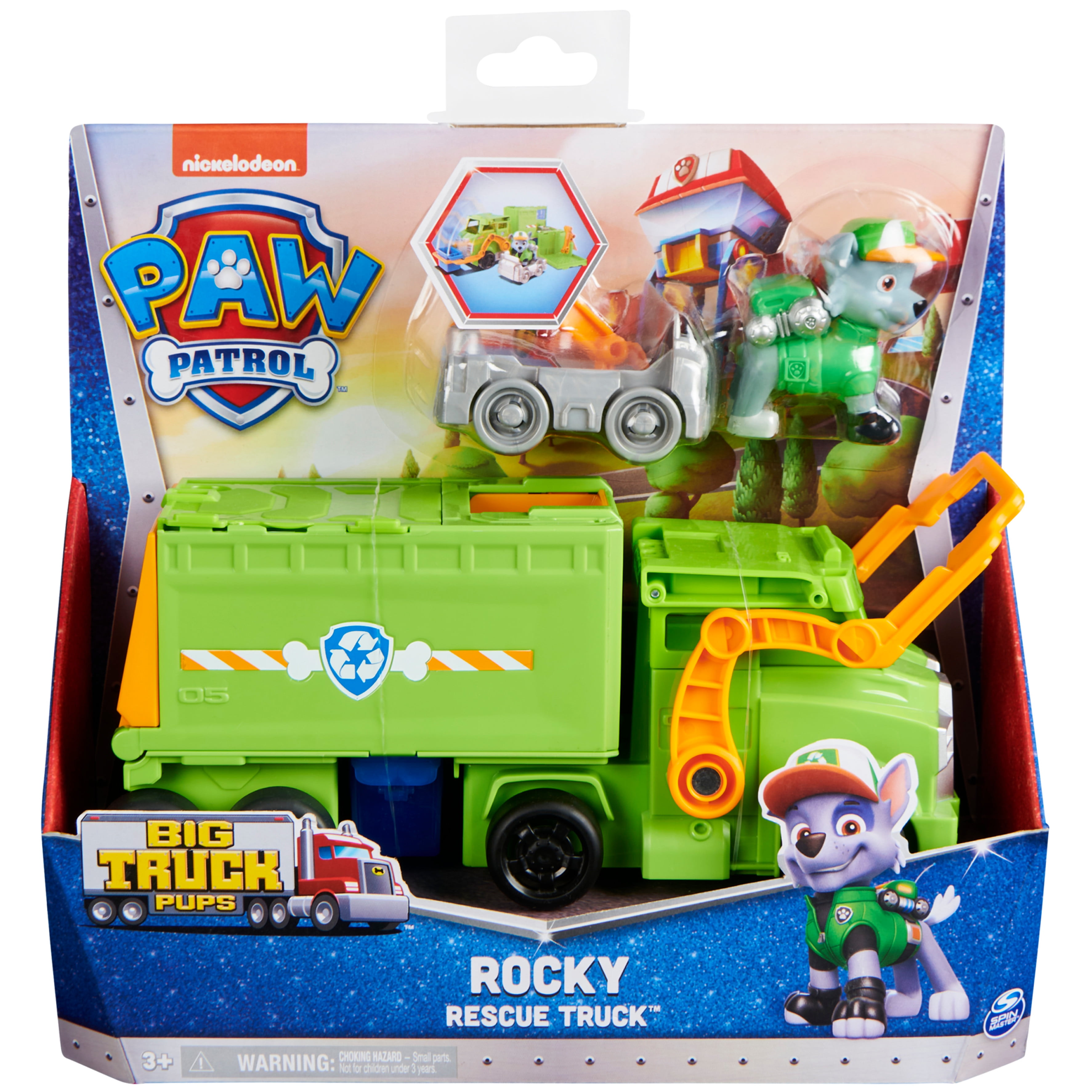PAW Patrol, Big Truck Pup's Rocky Transforming Vehicle and Figure