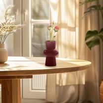 100Fens Vase Glass Transparent Black Feeling Vintage Antique Chinese French Hydroponic Rose Arrangement Living Room Flower Arrangement