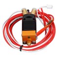 thumbnail image 4 of 3D Printer Hot End Kit, 2 In 1 Out Hotend Kit 3D Assembled Extruder Hotend 2 Color Metal 12V 3D Printer Extruder with Silicone Cover Screws for Ender 3 for CR10S Pro, 4 of 7
