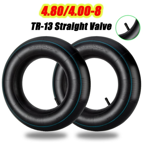 2Pcs 4.80/4.00-8 Inner Tube 4.00-8 4.80-8 480/400-8 for Wheel Barrow TR13 Straight Value