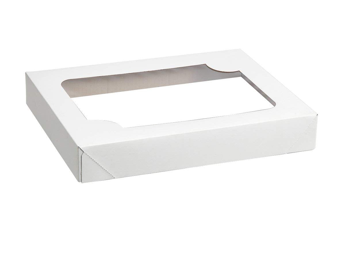 W Packaging Plain Cake Box for Rectangular Cakes (100Top Only1/2