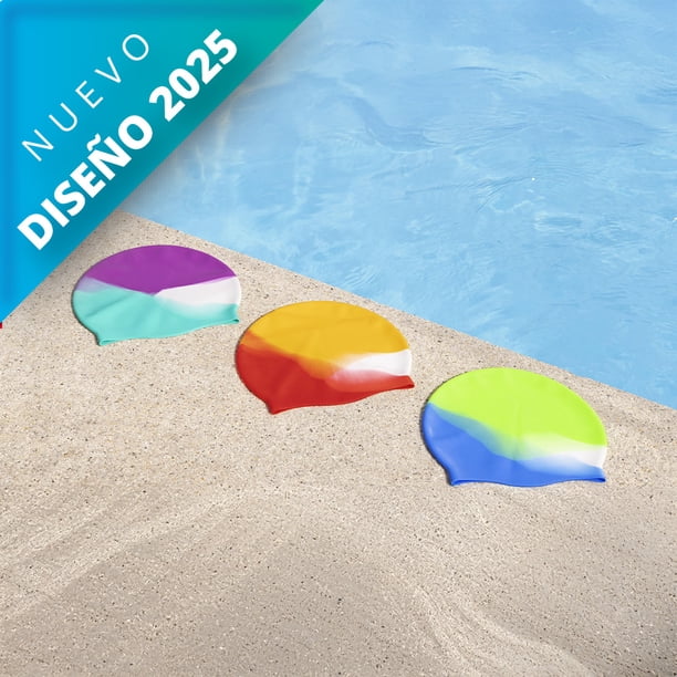 Gorro De Natación Infantil Silicon Impermeable Unitalla