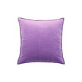 thumbnail image 1 of Matsuzay Funda de poliéster para cojín de asiento, Color sólido, suave, agradable a la piel, resistente, con cremallera, funda de almohada Decoración del hogar Púrpura 50x50cm, 1 of 6