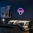 thumbnail image 5 of LINLIN Mushroom Neon Sign,LED Mushroom Neon Light for Wall Decor,Cute Neon Signs Battery/USB Operated Neon Wall Art for Bedroom Game Room Pink Neon Lights Decor for Party Birthday Christmas, 5 of 7