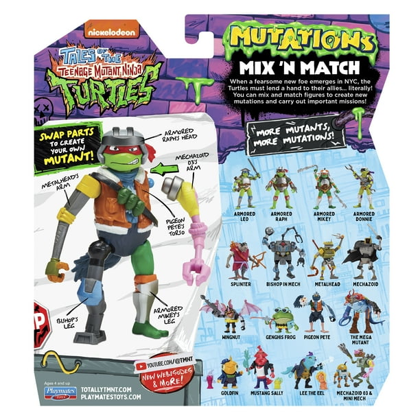 Mei  Tales of TMNT: Mutations Mix & Match Mechazoid Figure by Playmates