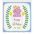 thumbnail image 3 of Ambesonne Party Shower Curtain, Birthday 20 Years, 69"Wx84"L, Green Blue and Pink, 3 of 3