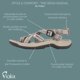 thumbnail image 3 of Sandalias de senderismo Viakix Acadia para mujer, color beige, talla 8, 3 of 8