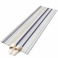 thumbnail image 2 of 2x6 Kitchen Runner Rug, Beige Stripe Non-Skid Rubber Backing Large Rectangle Rugs - Living Room Bedroom Home Office, Modern Abstract Art Navy Blue Striped Rustic Indoor Floor Mat Carpets Washable Rug, 2 of 9