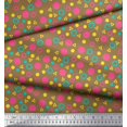 thumbnail image 3 of Soimoi Poly Georgette Tissu Cercle, Point & Triangle Géométrique Tissu d'Impression par Yard 52 Pouces de Large, 3 of 3