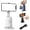 White, variant on Smart AI Facial Recognition Phone Tripod, Smart Ai Facial 360 Face Tracking Tripod, 360° Pan & Tilt, Panoramic Tracking & Stabilization for Home & Outdoor Use (Black, Without Tripod)