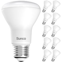 Sunco 10 Pack BR20 LED Bulb Dimmable, Small Recessed Lighting Bulbs, R20 Mini Flood Light Indoor, 550 LM, 7W (50W Equivalent), 4000K Cool White, E26 Base, Can Light for Home, Kitchen, Bedroom UL