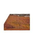 thumbnail image 6 of Unique Loom Outdoor Modern Collection Area Rug - Trio (2' x 6' 1" Runner Brown/Gold), 6 of 7