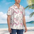thumbnail image 4 of Haiem Romantic Travel In Paris Printed Hawaiian Shirt for Men - Men’s Casual Beach Summer Shirts - Stretch Fabric with Modern Fit-3X-Large, 4 of 7