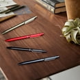 thumbnail image 2 of Smooth Plastic Retractable Pens 0.5mm Black Ink Optimal for Journaling Note Taking Handwriting Office, 2 of 5
