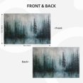 thumbnail image 3 of Ensemble de 4 Napperons Arbre Vert Abstrait Nature Lavable pour Fête Cuisine Décoration 12x18 Pouces, 3 of 4