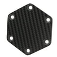thumbnail image 4 of Cubierta Del Botón De La Bocina Del Volante, 6 Orificios Aspecto Elegante Resistente A La Oxidación Tapa Central Del Volante De Fibra De Carbono De Alta Resistencia Para Volantes, 4 of 7
