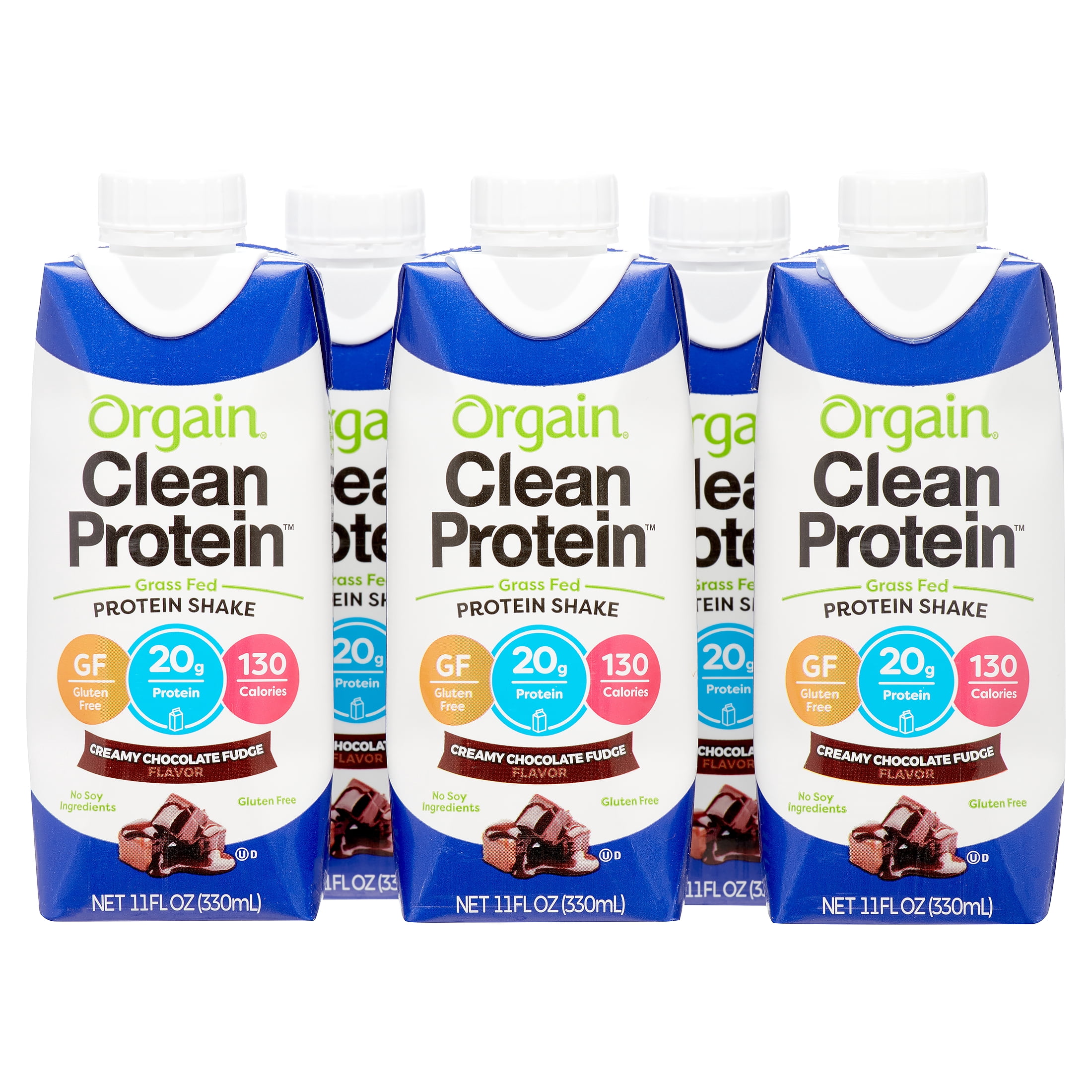 Orgain Organic Protein Shakes Creamy Chocolate Fudge, 11 Fl Oz.