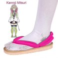 thumbnail image 2 of Accesorios de cosplay de Demon Slayer Kimetsu No Yaiba, zuecos de cosplay de Kamado Nezuko, kimono, chanclas, zapatillas Geta, 43,5, 2 of 4
