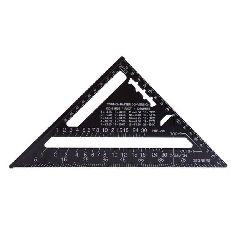 Squares Layout Tools Beslands Aluminum 7 Inch Rafter Square Carpenter Layout Tool Speed Square Alloy Triangle Ruler Protractor Imperial Beautyboss Co Id