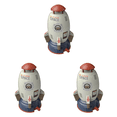 thumbnail image 1 of Lanzador Cohetes Aspersor Chorro Cohete Espacial Plástico para (blanco), 1 of 6