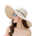 thumbnail image 4 of Qarigey Gorra de playa de fibra y transpirable con protección - Manténgase protegido bajo el sol Correa elástica en el interior Beige Type2 NO2, 4 of 6