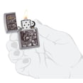 thumbnail image 5 of Zippo Egyptian Gods Emblem Design Street Chrome Pocket Lighter, 5 of 6