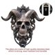 thumbnail image 3 of Decoración Del Hogar De Halloween Nueva Joyería De Resina Punk Satan Skull Sheep Head Decoración De La Pared Colgante Artesanía De Resina Suministros Divertidos Para Las Vacaciones Monstrate HA018255-00, 3 of 6