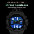 thumbnail image 6 of Explojoy Digital Quartz Timepiece – LED Interface, Weekday & Date Display, Sporty Look, 6 of 9