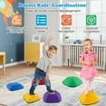thumbnail image 2 of Costway 6 Pcs Kids Stepping Stone Square Balance Blocks for Indoor/Outdoor Exercise, 2 of 9