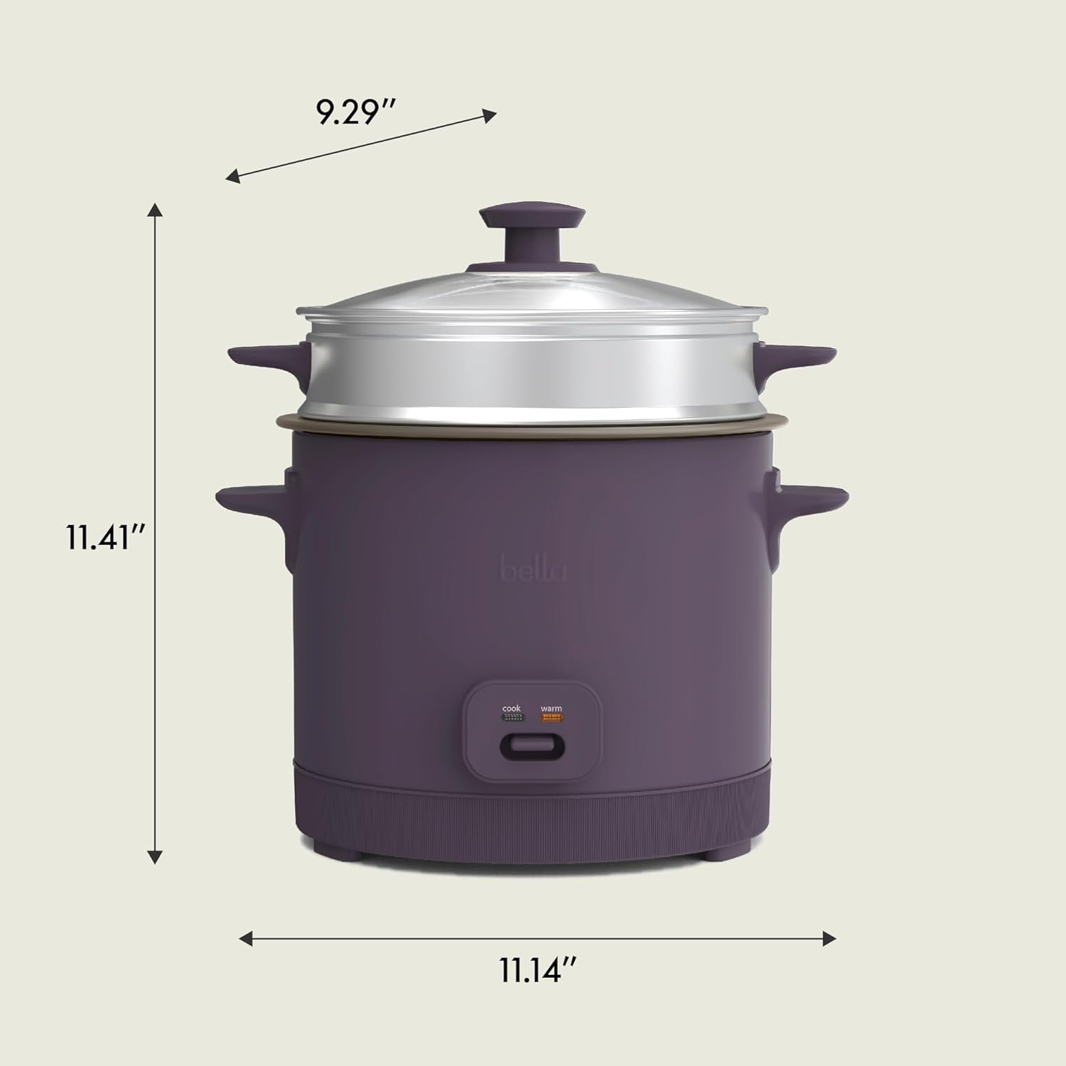 16 Cup Rice Cooker with Steamer, Nonstick Bowl,  Warm Function,