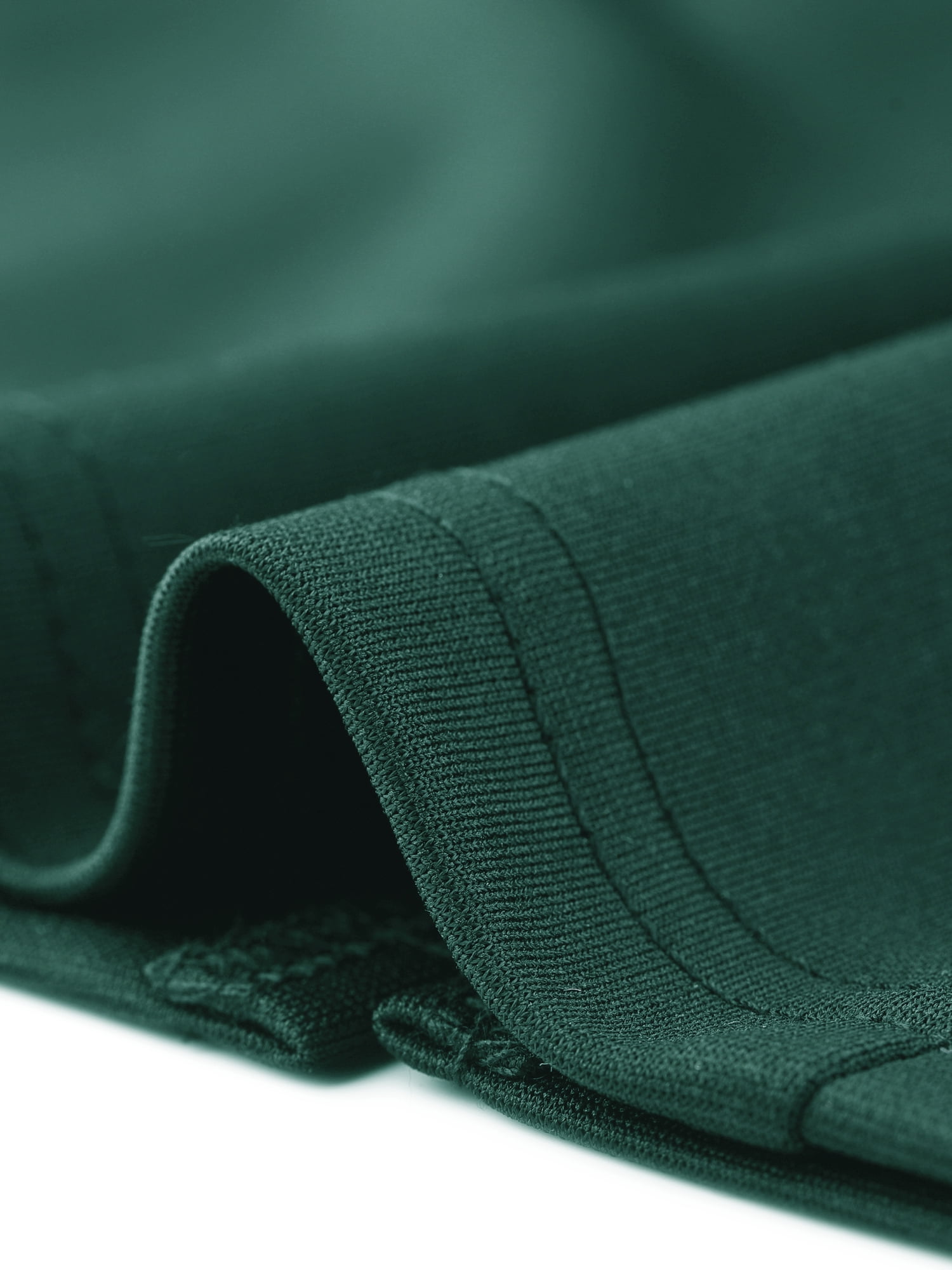 Unique Bargains Women's Plus Size Sheath Office Work Short Sleeves Dress 1X Dark Green