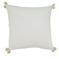 thumbnail image 2 of Saro Lifestyle Pom Pom Holiday Cheer Christmas Trees Down Filled Throw Pillow, 2 of 2
