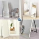 thumbnail image 5 of Espejo de Piso Bluelander Cuerpo Completo con Soporte y Marco de Aluminio 160 x 50 cm Blanco, 5 of 5