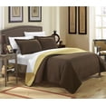 thumbnail image 2 of Lugano Reversible Color Block Modern design Quilt with Shams Set, 2 of 2