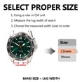 thumbnail image 4 of Correa de reloj Gittos Metal de 20 mm y 22 mm para Seiko SKA791P1/SNXS75K1, 4 of 7