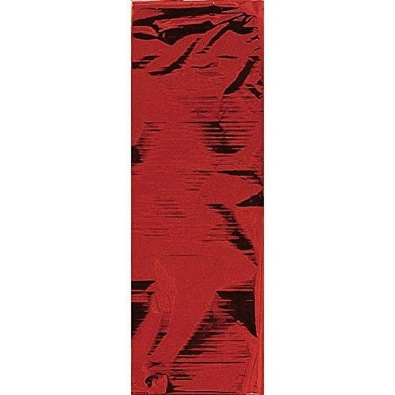 Various Red Shiny Metallic Plastic Tablecloth(1ct), Multi-color