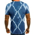thumbnail image 5 of Njoeus Mens Undershirts Men's Tee-Shirts Men's T-Shirt Abstract Tie-Dyed Blouses Short Sleeve Round Neck Fashion Casual Daily Holiday T-Shirt Top Blouses Tshirts Men, 5 of 5